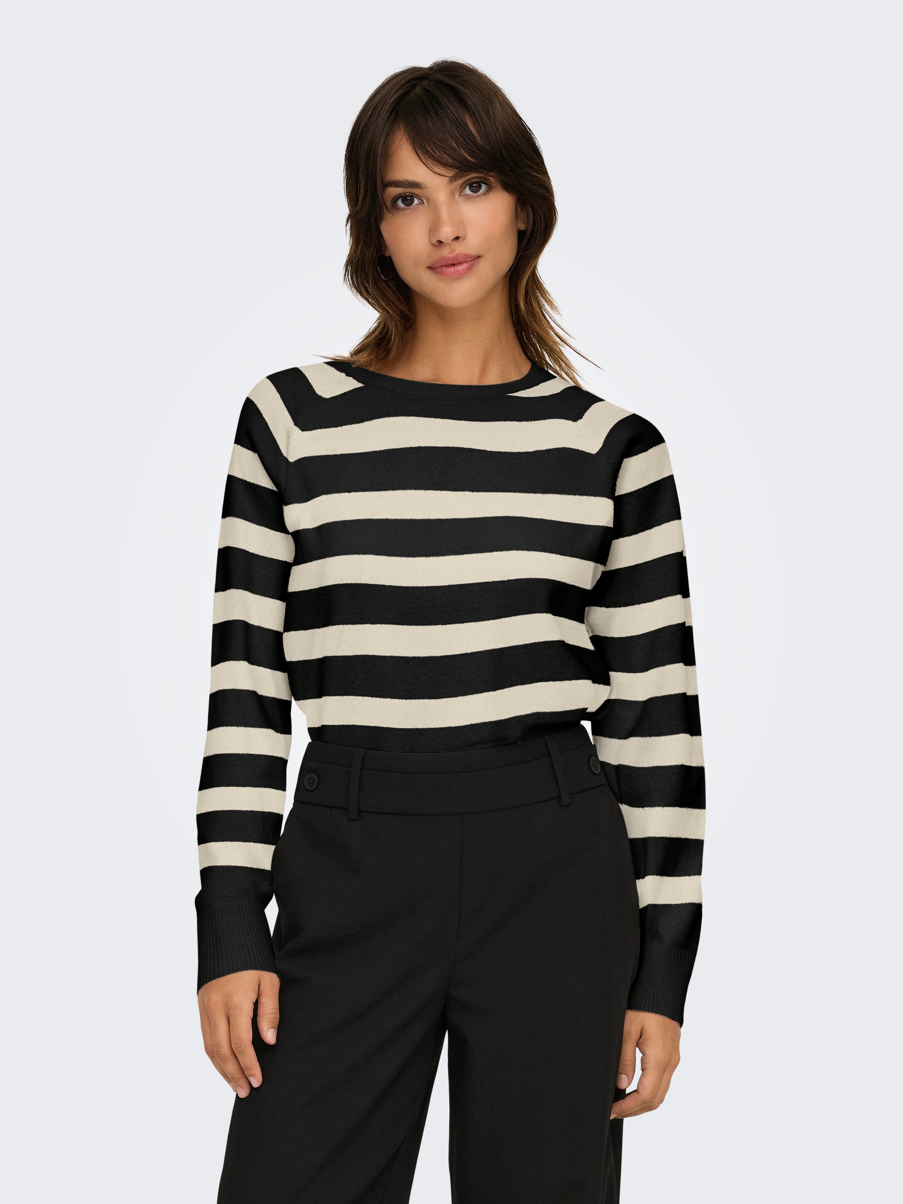 Only ONLCAVIAR L/S PULLOVER KNT NOOS (15141866) - les meilleurs prix